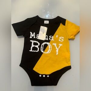Mamas Boy print ,baby bodysuit #280